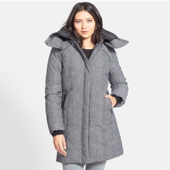 Soia & Kyo Jackets & Blazers - NWT Soia & Kyo wool down coat Sacha grey